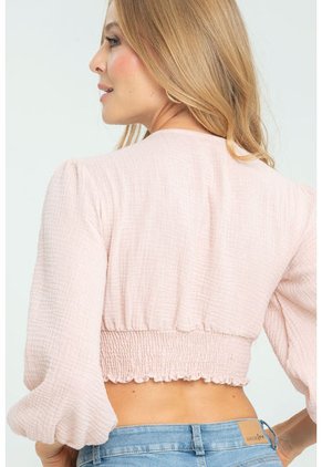 Blusa Georgia Rosa Ragged Pf11112791