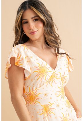 Vestido Madison Amarillo Ragged Pf31511521