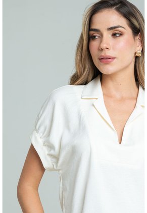 Blusa Rhalsh Blanco Ragged Pf12110874