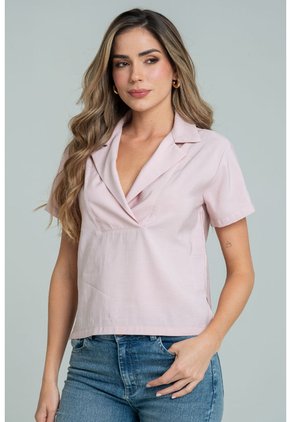 Blusa Nholwen Rosa Ragged Pf11113176