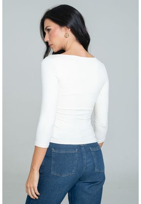 Top Beler Blanco Ragged Pf13120841