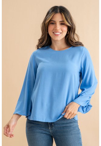 Blusa Myanmar Azul Ragged Pf31113580 Ragged