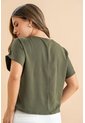 Blusa Ferea Verde Ragged Pf31113583 de Ragged