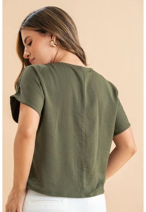 Blusa Ferea Verde Ragged Pf31113583