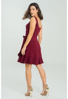 Vestido Maralta Marrón Ragged Pf11511396