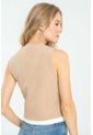 Chaleco Ribbhed Beige Ragged Pf12150029 de Ragged