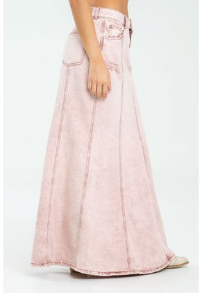 Falda Indiana Rojo Ragged Pf21320017