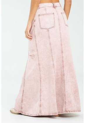 Falda Indiana Rojo Ragged Pf21320017