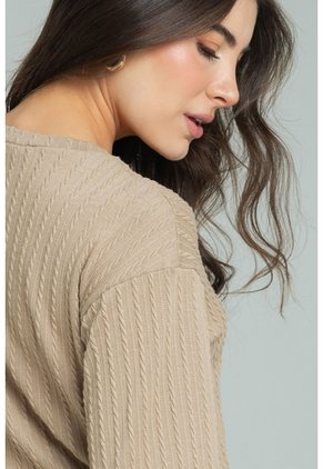 Buzo Edeal Beige Ragged Pf11180008