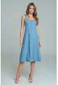 Vestido Cortes Hazel Azul Ragged Pf21510025 de Ragged