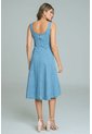Vestido Cortes Hazel Azul Ragged Pf21510025 de Ragged