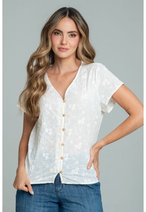 Camisa Primavera Blanco Ragged Pf11113212