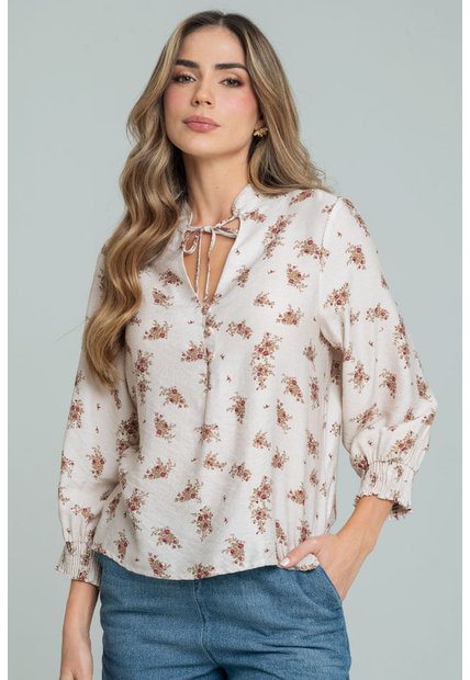 Blusa Libertie Beige Ragged Pf11113190