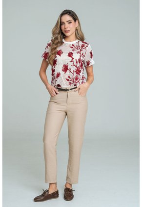 Blusa Romel Rojo Ragged Pf11113196