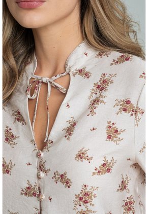 Blusa Libertie Beige Ragged Pf11113190