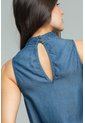 Vestido Galicia Azul Ragged Pf21510023 de Ragged