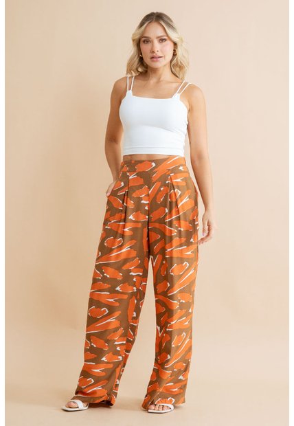 Pantalon Camila Café Ragged Pf31310753