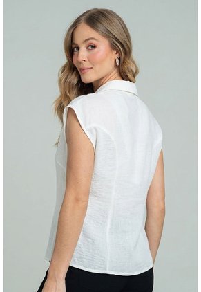 Blusa Nhisa Blanco Ragged Pf11113218
