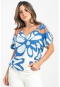 Blusa Ghanni Azul Ragged Pf31113562 de Ragged