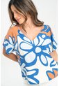 Blusa Ghanni Azul Ragged Pf31113562 de Ragged