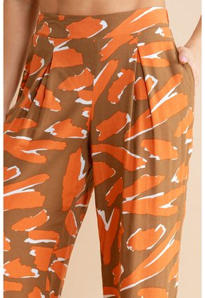 Pantalon Camila Café Ragged Pf31310753