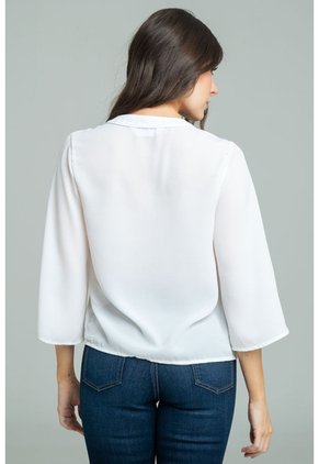 Blusa Julia Blanco Ragged Pf12110880