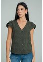 Blusa Melva Verde Ragged Pf11113192 de Ragged