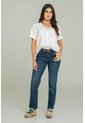 Jeans Mom Paris Azul Ragged Pf21350076 de Ragged