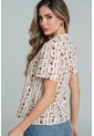 Blusa Nhiall Beige Ragged Pf11113180 de Ragged