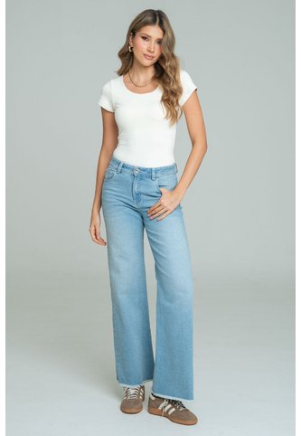 Jeans Strass Azul Ragged Pf21350092 Ragged