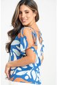 Blusa Ghanni Azul Ragged Pf31113562 de Ragged