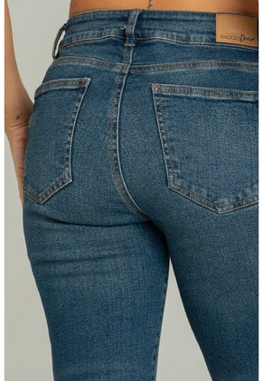Jeans Mom Paris Azul Ragged Pf21350076