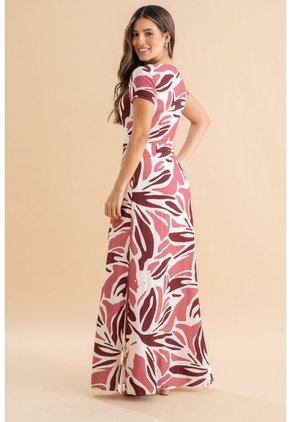 Vestido Malai Rojo Ragged Pf31511522