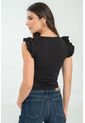 Top Maldivas Negro Ragged Pf13120818 de Ragged