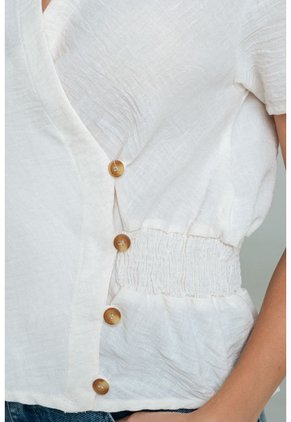 Blusa Cannel Blanco Ragged Pf11113187