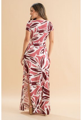 Vestido Malai Rojo Ragged Pf31511522