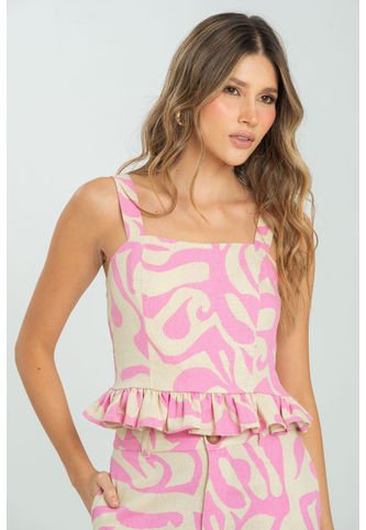 Blusa Arizona Rosa Ragged Pf11112965 Ragged