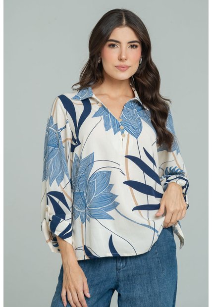 Bluson Fele Azul Ragged Pf11113222