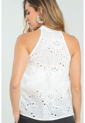 Blusa Ghabby Blanco Ragged Pf11112864