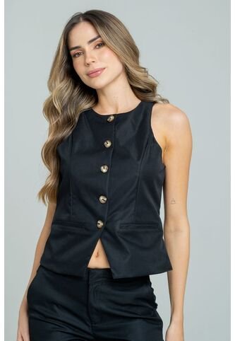 Chaleco Khrewe Negro Ragged Pf12150033 Ragged