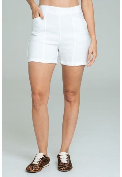 Short Vinsel Blanco Ragged Pf11340173