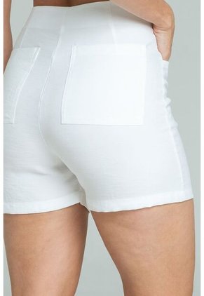 Short Vinsel Blanco Ragged Pf11340173