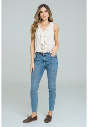 Blusa Florence Beige Ragged Pf11113127