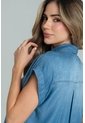 Camisa Zoe Azul Ragged Pf21110034 de Ragged