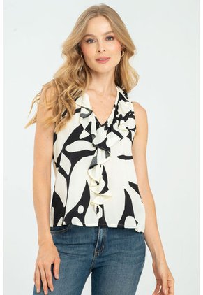 Blusa Lizzy Negro Ragged Pf11112949