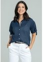 Blusa Rhowyna Azul Ragged Pf11113148 de Ragged