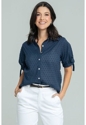Blusa Rhowyna Azul Ragged Pf11113148