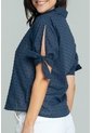 Blusa Rhowyna Azul Ragged Pf11113148 de Ragged