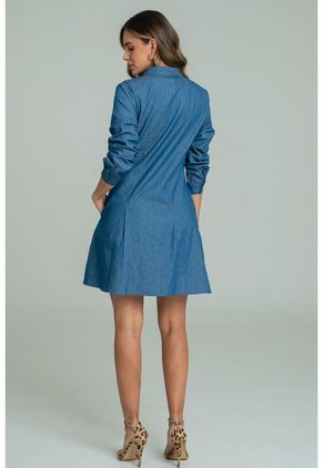 Vestido Austin Azul Ragged Pf21510022