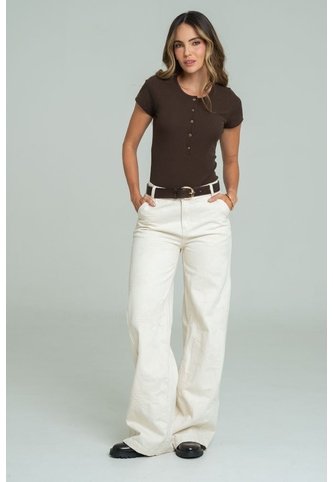 Jeans Jacquard Atlantico Beige Ragged Pf21350093 Ragged